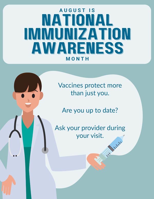 August is National Immunization Awareness Month